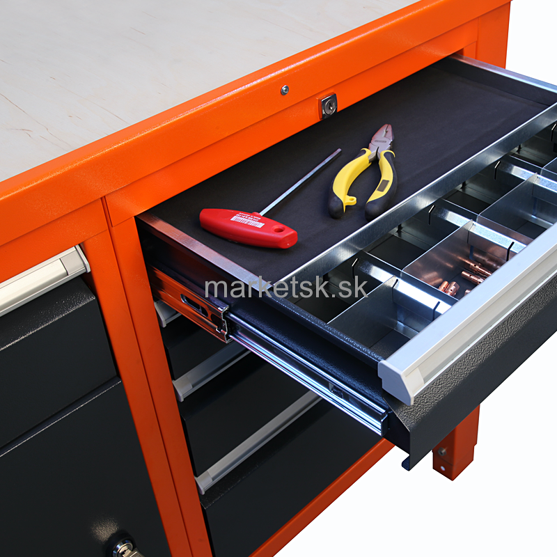 Dielenský stôl PROFI P209 - 124,5 x 62 x 85/90 cm